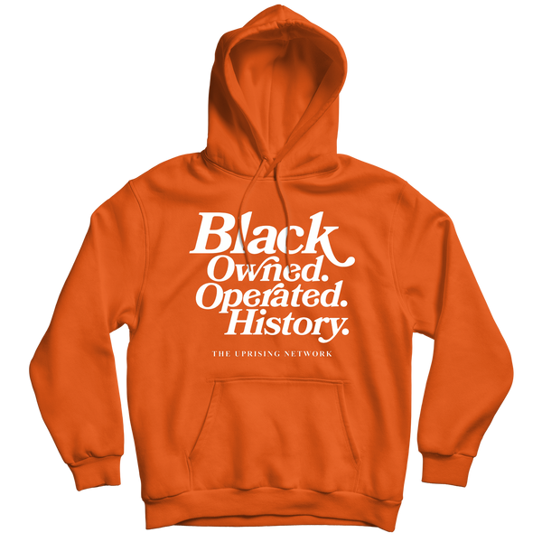 Black Owned. Black Operated. Black History. - Orange